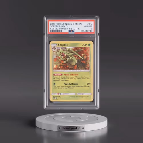2018 Pokémon Sun & Moon Celestial Storm #10a Sceptile - Holo 2019 Unbroken Bonds Three Pack Blisters