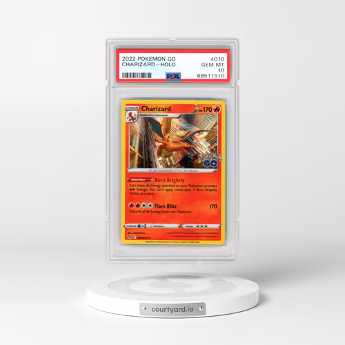 2022 Pokémon Go #010 Charizard - Holo (PSA 10 GEM MINT)