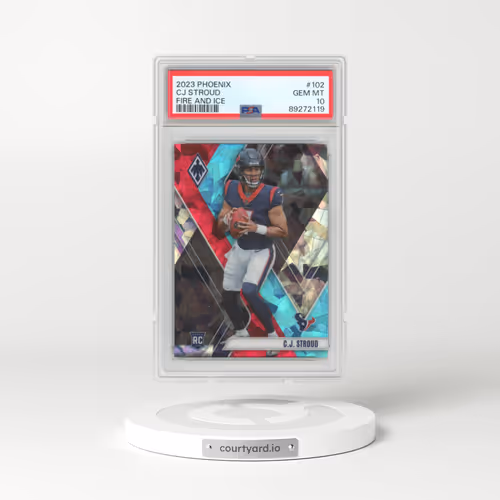 2023 Panini Phoenix #102 CJ Stroud - Fire and Ice (PSA 10 GEM MINT)