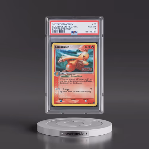 2007 Pokémon EX Power Keepers #29 Combusken - Reverse Foil (PSA 8 NM-MT)