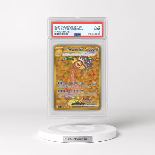 2024 Pokémon Ssp EN-Surging Sparks #248 Alolan Exeggutor EX - Holo Hyper Rare (PSA 9 MINT)