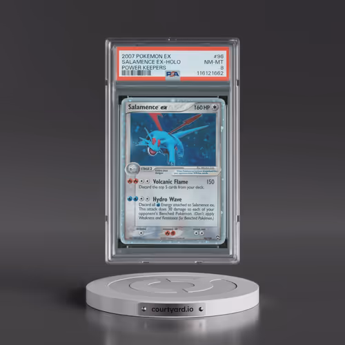 2007 Pokémon EX Power Keepers #96 Salamence EX - Holo Holo (PSA 8 NM-MT)