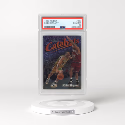 1997 Finest #137 Kobe Bryant (PSA 10 GEM MINT)