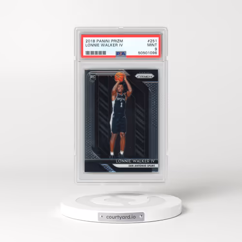 2018 Panini Prizm #251 Lonnie Walker IV (PSA 9 MINT)