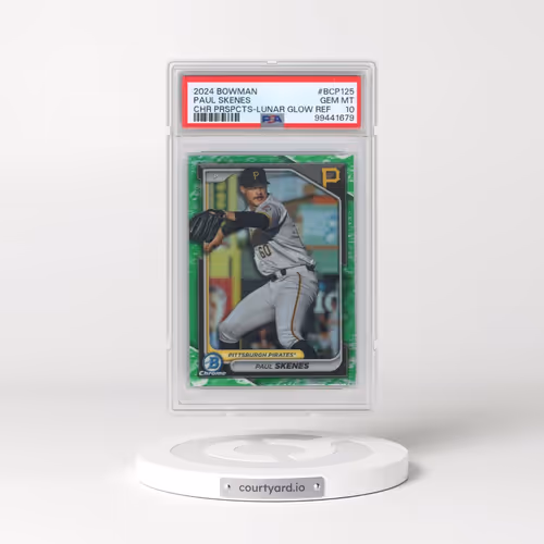 2024 Bowman Chrome Prospects #BCP125 Paul Skenes - Lunar Glow Refractor (PSA 10 GEM MINT)