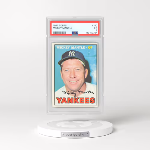 1967 Topps #150 Mickey Mantle (PSA 5 EX)