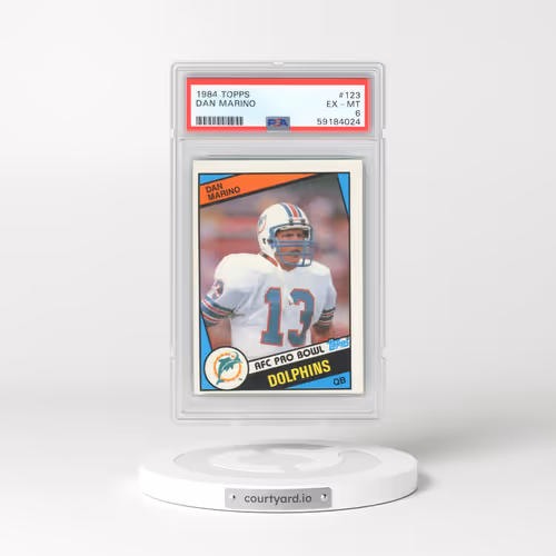 1984 Topps #123 Dan Marino (PSA 6 EX-MT)
