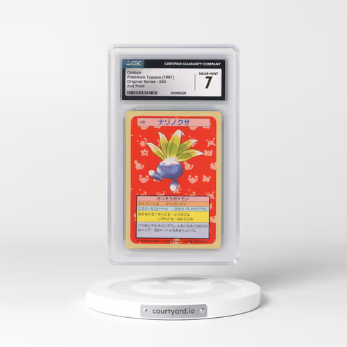 1997 (Only One Pokémon) Original Series #043 Oddish - (Green Back) 2nd Print (CGC 7 NM)