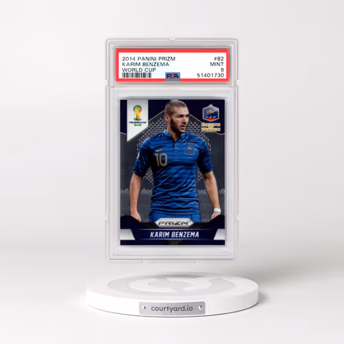 2014 Panini Prizm World Cup #82 Karim Benzema (PSA 9 MINT)
