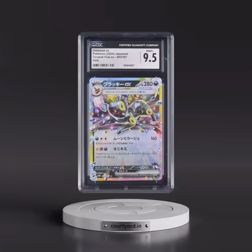 2024 High Class Pack: Terastal Fest ex - sv8a #093/187 Umbreon ex - Holo (CGC 9.5 MINT+)