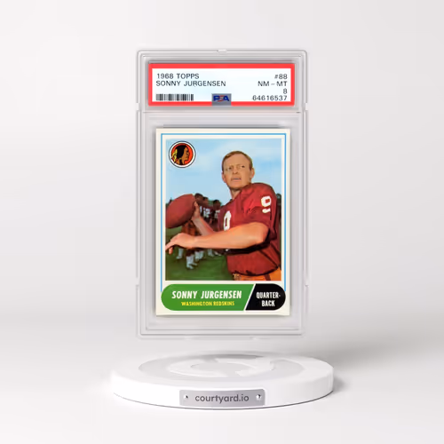 1968 Topps #88 Sonny Jurgensen (PSA 8 NM-MT)