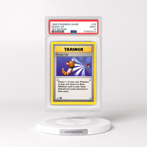 1999 Base Set #78 Scoop Up - 1st Edition (PSA 9 MINT)