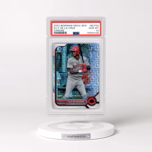 2022 Bowman Mega Box Chrome #50 Elly de La Cruz (PSA 10 GEM MINT)