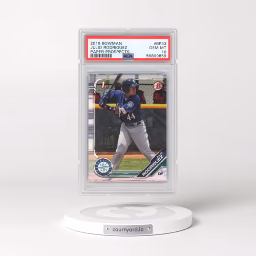 2019 Bowman Paper Prospects #BP33 Julio Rodriguez (PSA 10 GEM MINT)