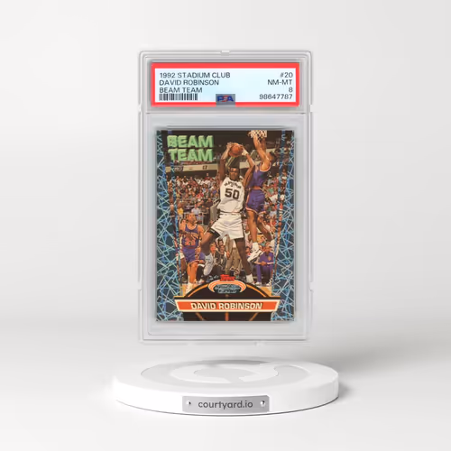 1992 Stadium Club Beam Team #20 David Robinson (PSA 8 NM-MT)