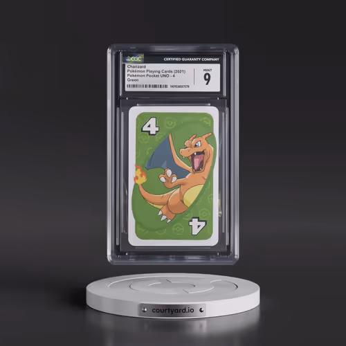 2021 Pokémon Pocket UNO (2021 Pocket Monsters Back) #4 Charizard - Green (CGC 9 MINT)