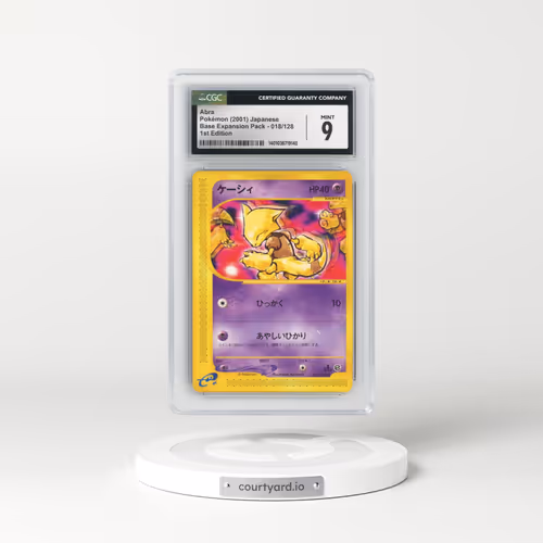 2001 Base Expansion Pack #018/128 Abra - 1st Edition (CGC 9 MINT)