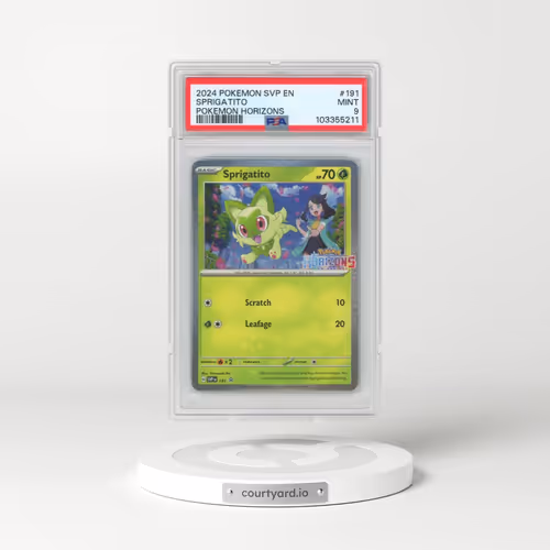 2024 Pokémon Svp EN-SV Black Star Promo #191 Sprigatito - Pokemon Horizons (PSA 9 MINT)