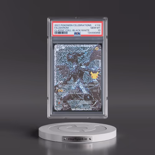 2021 Pokémon Celebrations Classic Collection #114 Zekrom - Full Art (PSA 10 GEM MINT)