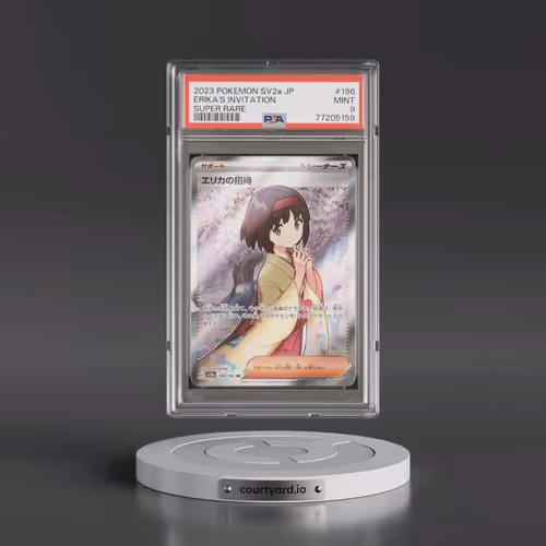 2023 Pokémon Sv2a-Pokémon 151 #196 Erika's Invitation - Super Rare (PSA 9 MINT)