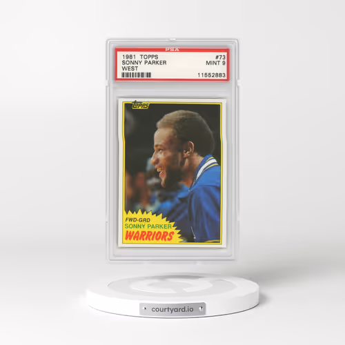 1981 Topps #73 Sonny Parker - West (PSA 9 MINT)