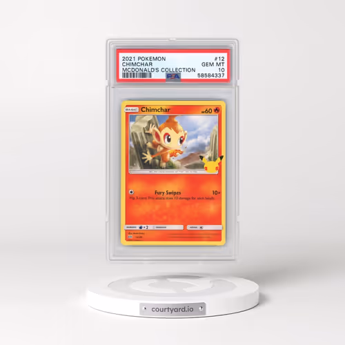 2021 Pokémon Mcdonald's Collection #12 Chimchar (PSA 10 GEM MINT)
