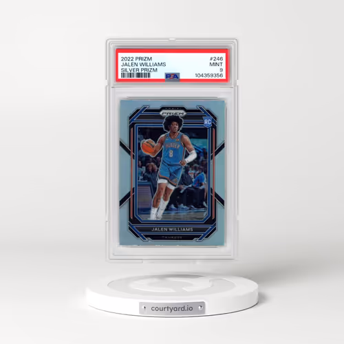 2022 Panini Prizm #246 Jalen Williams - Silver Prizm (PSA 9 MINT)