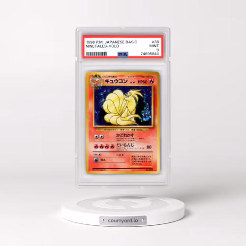 1996 Pokémon Basic #38 Ninetales - Holo (PSA 9 MINT)