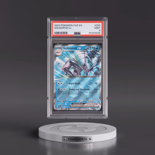 2023 Pokémon Par EN-Paradox Rift #050 Golisopod EX - Holo (PSA 9 MINT)