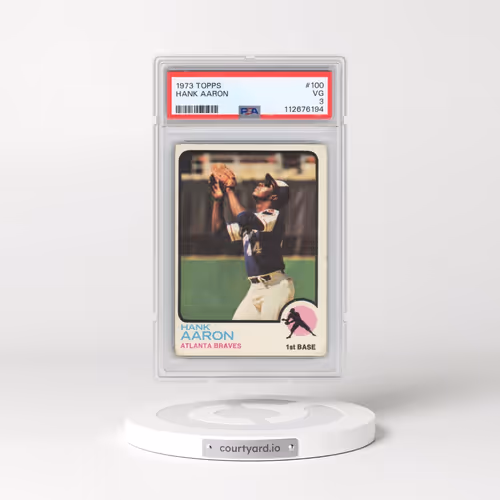 1973 Topps #100 Hank Aaron (PSA 3 VG)