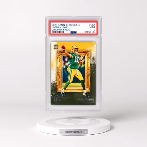 2020 Panini Chronicles Gridiron Kings #GK4 Jordan Love (PSA 9 MINT)