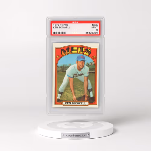 1972 Topps #305 Ken Boswell (PSA 9 MINT)