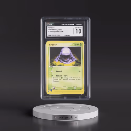 2003 EX Dragon (2003 Copyright, w/ "e" Symbol) #57/97 Grimer (CGC 10 GEM MINT)