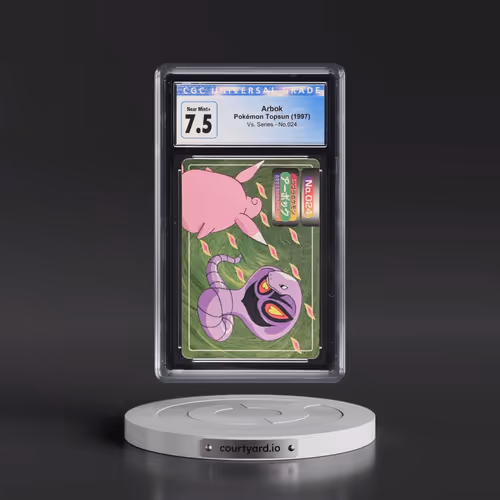 1997 (Two Pokémon) Vs. Series #024 Arbok (CGC 7.5 NM+)