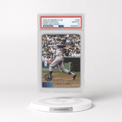 2020 Stadium Club #290 Sandy Koufax - First Day Issue (PSA 10 GEM MINT)