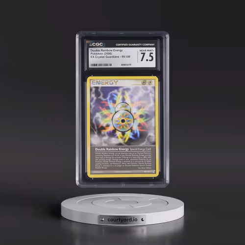 2006 EX Crystal Guardians #88/100 Double Rainbow Energy (CGC 7.5 NM+)