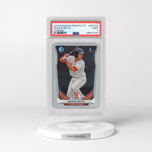 2014 Bowman Prospects #BCP109 Mookie Betts - Chrome (PSA 9 MINT)