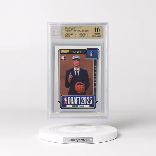 2025 Panini Instant NBA Draft Night #1 Cooper Flagg (BGS 10 PRISTINE)