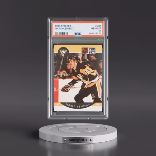 1990 Pro Set #236 Mario Lemieux (PSA 10 GEM MINT)