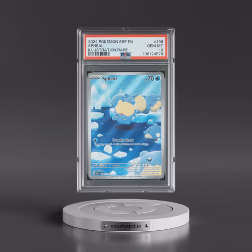 2024 Pokémon Ssp EN-Surging Sparks #199 Spheal - Illustration Rare (PSA 10 GEM MINT)