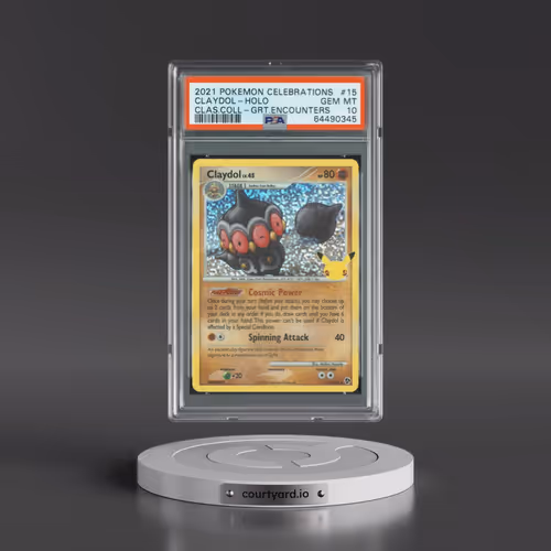 2021 Pokémon Celebrations Classic Collection #15 Claydol - Holo (PSA 10 GEM MINT)