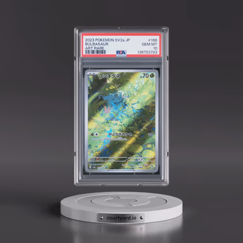 2023 Pokémon Sv2a-Pokémon 151 #166 Bulbasaur - Art Rare (PSA 10 GEM MINT)