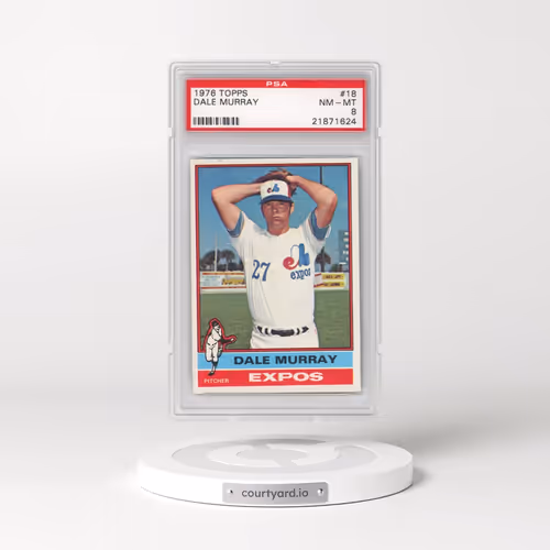 1976 Topps #18 Dale Murray (PSA 8 NM-MT)