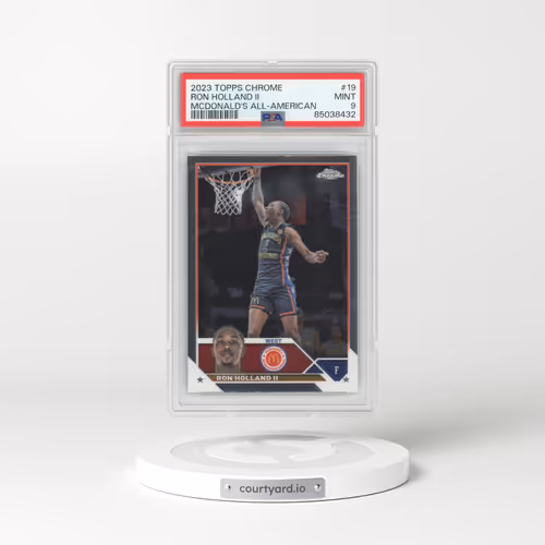 2023 Topps Chrome Mcdonald's All-American #19 Ron Holland II (PSA 9 MINT)