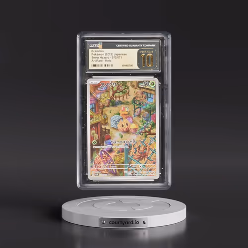 2023 Pokémon Sv2p-Snow Hazard #072 Bramblin - Art Rare (CGC 10 PRISTINE)