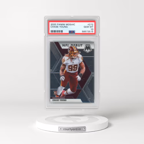 2020 Panini Mosaic #272 Chase Young (PSA 10 GEM MINT)