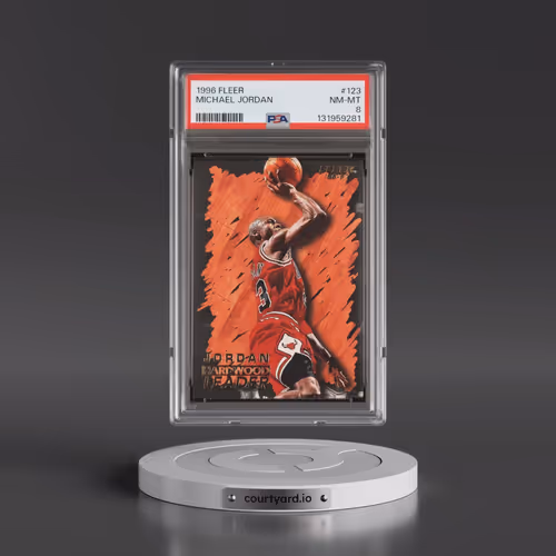 1996 Fleer #123 Michael Jordan (PSA 8 NM-MT)