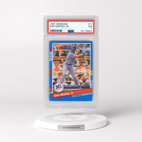 1991 Donruss #77 Ken Griffey Jr (PSA 7 NM)