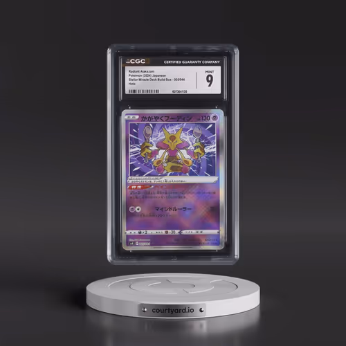2024 Stellar Miracle Deck Build Box - SVK #005/044 Radiant Alakazam - Holo (CGC 9 MINT)