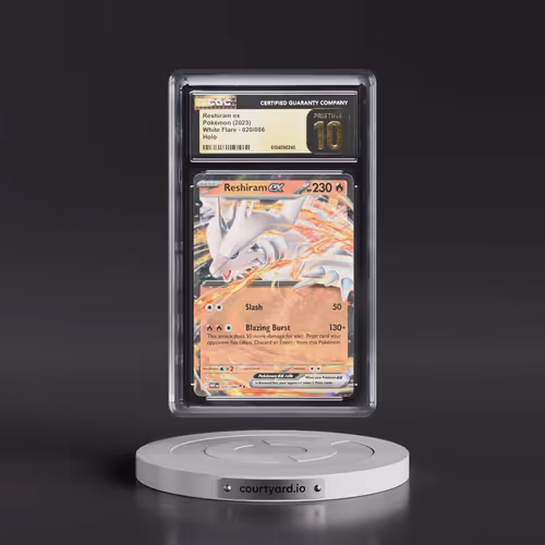 2025 White Flare - WHT EN #020/086 Reshiram ex - Holo (CGC 10 PRISTINE)